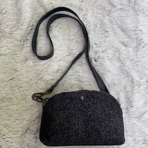A new day black glitter crossbody/ belt bag